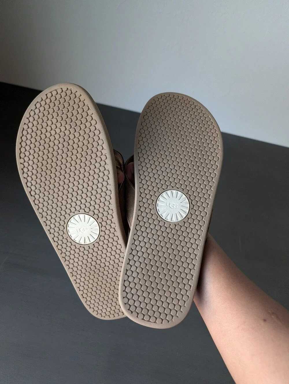 UGG brown rubber